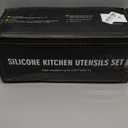 Cooking Utensils Set- Umite Chef Khaki Silicone Kitchen Utensils Set, 34PCS Heat Resistant Kitchen Gadgets Tools Set with Grater, Wooden Handle Kitchen Spatula Set for Nonstick Cookware