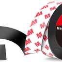 DTLHCNCT Magnetic Tape - 32 ft x 1 inch Magnet Strip Tape Roll with Strong Adhesive Backing for Kitchen, Office, School Organization, Whiteboards,Fridge(0.07" Thick)