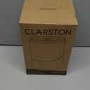 Clarston Humidifiers for Bedroom, 2.5L Cool Mist Humidifier with Essential Oils Diffuser and Nightlight, Top Fill Humidifiers for Home Large Room, Timer, Auto Shut-off, 25H Runtime, White