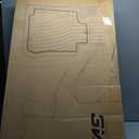3W Floor Mats Fit for 2019-2024 Dodge Ram 1500 Crew Cab New Body (NOT Classic Models) with Original Storage All Weather TPE Accessories Custom Fit Dodge Ram 1500 Floor Liner Full Set Car Mats