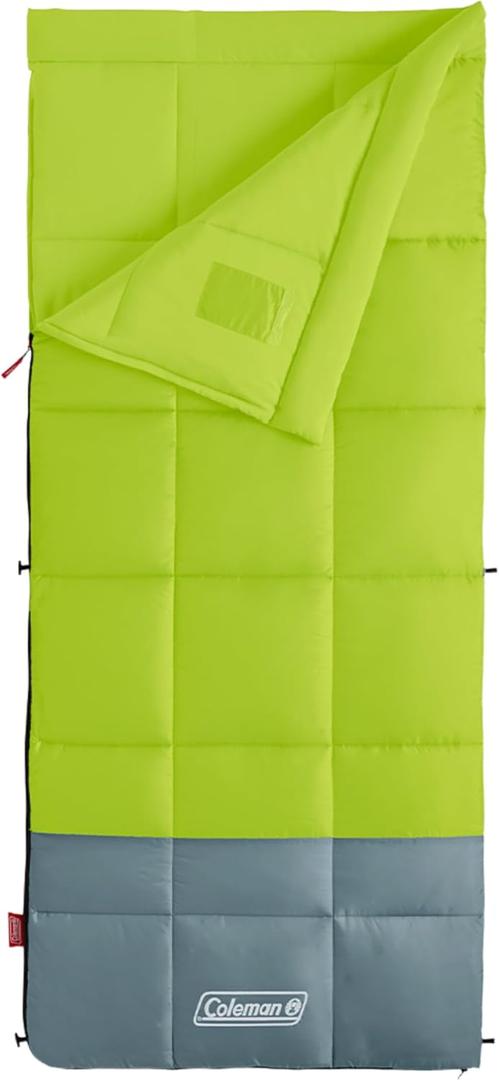 Coleman Kompact 30°F Rectangle Sleeping Bag, Spider Mum