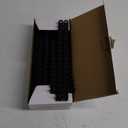 HOUYEE 1/2 Inch Plastic Binding Comb 19 Ring, 90 Sheet Capacity, Letter Size Black Comb Binding Spines 
