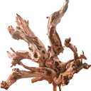 Jorewood Natural Large Aquarium Driftwood for Fish Tanks & Reptile Terrariums  100% Safe Fish Tank Decorations, Unique Twisted Branches 1-Piece 13-17 Inch Low Tannin, Easy to Sink
