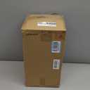 JHY DESIGN Set of 2 Antique Grey Brush Decorative Lanterns Metal Candle Lanterns for Indoor Outdoor Events Paritie and Weddings Vintage Style Hanging Lantern(with Glass)