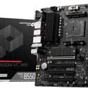 MSI PRO B550M-VC WiFi ProSeries Motherboard (AMD Ryzen 5000 Series, AM4, DDR4, PCIe 4.0, SATA 6Gb/s, M.2, USB 3.2 Gen 2, HDMI/DP, Wi-Fi 6E, Bluetooth 5.2, mATX)