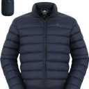 Pioneer Camp Mens Lightweight Packable Puffer Jacket Winter Insulated Puffy Coat Water Repellent Warm Quilted Jackets Travel L