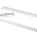 ClosetMaid SuiteSymphony Top Shelf Support Bracket Kit, Add On Accessory, Shelf Hardware Set, For Top Shelf, Pure White 2