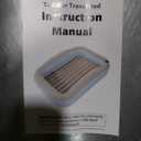 Inflatable Toddler Travel Bed - 67 Inches Portable Blow Up Bed with Safety Sides - Kids Air Mattress with Electric Pump & Carry Bag - Lightweight Camping Essential Bed for Sleeping Outddor - Khaki