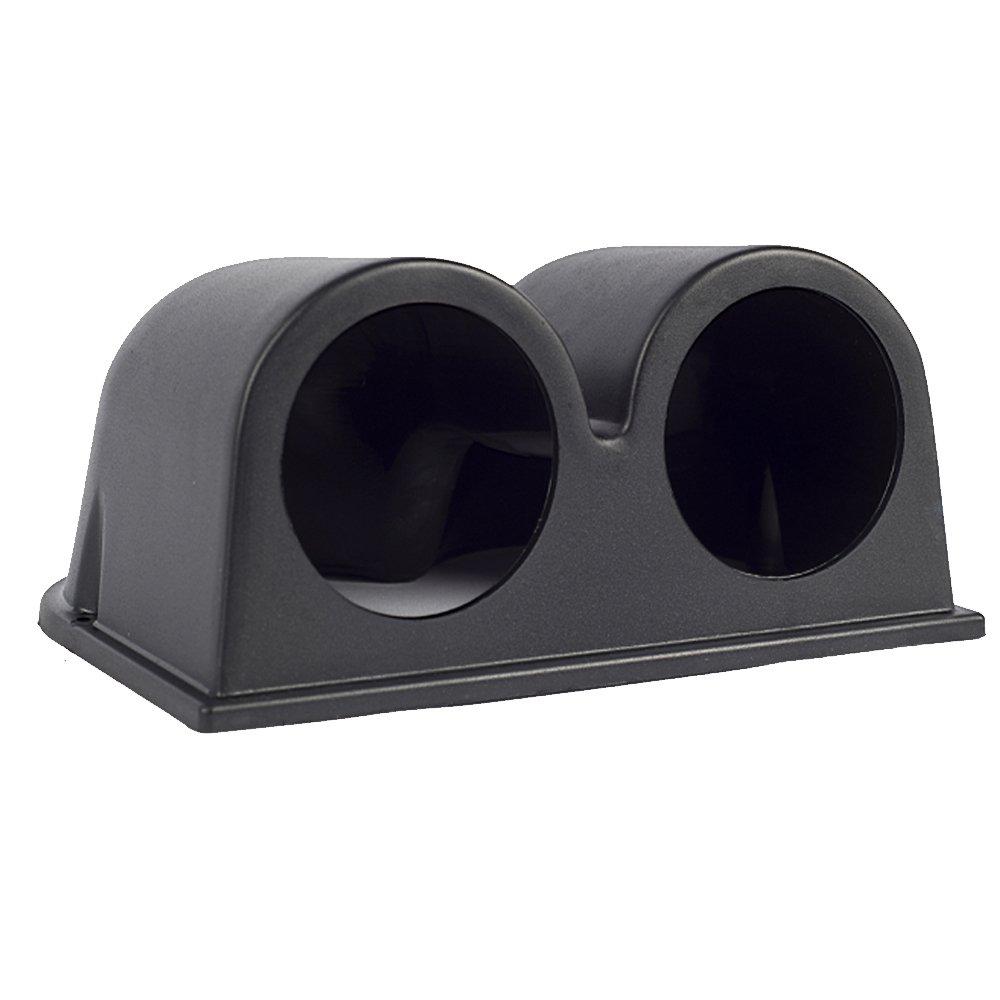 ESUPPORT Car 2" 52mm Dual Hole Dash Gauge Pod Holder Black