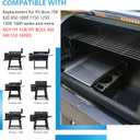 Stainless Steel Grill Heat Baffle Diffuser Replacement for Pit Boss 700 820 850 1000 1150 1250 1300 1600 Series Pellet Smoker Grill Accessories etc.,Modified Flame Tamer for Pit Boss Heat Deflector
