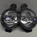 labwork Replacement for Nissan Altima Maxima Sentra Infiniti Left + Right (Driving Side + passenger Side) DRL Lens Fog Light Daytime Running Light and Fog Light Assembly Two-piece Set