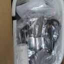 Vacuum Pump 50 L/Min with Switch, Oilless Lab Pump with Vacuum Meter, Aluminum Silencer and 4 Connectors, for Laboratory Electronics Industry