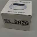 Color Noise Sound Machines with 10 Colors Night Light 25 Soothing Sounds and Sleep White Noise Machine 32 Volume Levels 5 Timers Adjustable Brightness Memory Function for Adults Kids Baby (Black)