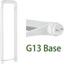 U Shaped Led Tube Lights, T8 T12, 18W 2400LM, 3500K Warm White, Dual-Ended Powered, Remove Ballast, Replacement U Shaped Fluorescent Bulbs (2)