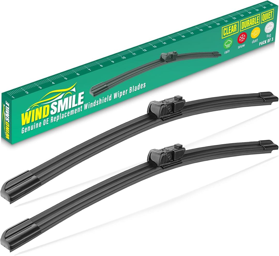 22" 22" Windshield Wiper Blades Replacement for 2014-2018 Chevy Chevrolet Silverado GMC Sierra 1500 2500 3500 HD Original Factory Quality Front Wipers Blade Set for My Car - (Pack of 2) 22" 22" Windshield Wiper Blades Replacement for 2014-2018 Chevy Chevrolet Silverado GMC Sierra 1500 2500 3500 HD Original Factory Quality Front Wipers Blade Set for My Car - (Pack of 2)