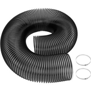 69860 Lawn Vacuum Hose Replacement for Agri-Fab 41882, Compatible with Mow-N-Vacs & Chip-N-Vacs 45-0577/45-0578/45-0567, 6 Inch Leaf Vacuum Hose 6" x 84" Flexible, Heavy-Duty Plastic, Cut-to-Fit