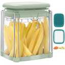 French Fry Cutter, Solucky Potato Onion Cutter, Professional Homestyle Vegetable Chopper Dicer, Great for Potatoes Carrots Cucumbers Zucchini Peppers 3/ 8 inch Blade(Only 1 Blade)