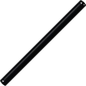 24 Inch Ceiling Fan Downrod, 2 FT Black Downrod for Ceiling Fan, 1 inch Outside Diameter, Ceiling Fan Extension Downrod, Ceiling Fan Boom Suitable for a Wide Range of Fans (Black, Not Threaded)