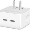 i Phone 16 15 Charger Fast Charging, 35W Dual USB C Port Fast Charging Block Power Adapter PD GaN Foldable USB Type C Plug Charger for iPhone 16 Pro Max 16pro 16 15 14 13 12 11Pro Max XS XR, iPad Pro,
