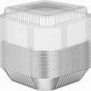 WANBAO 20 Pack Foil Pans with Plastic Lids 8 X 8 Inch Disposable Aluminum Tin Foil Baking Pans Meal Prep for Catering Party Meal Prep, Take Out, Freeze, Food Storage, Prepping Food