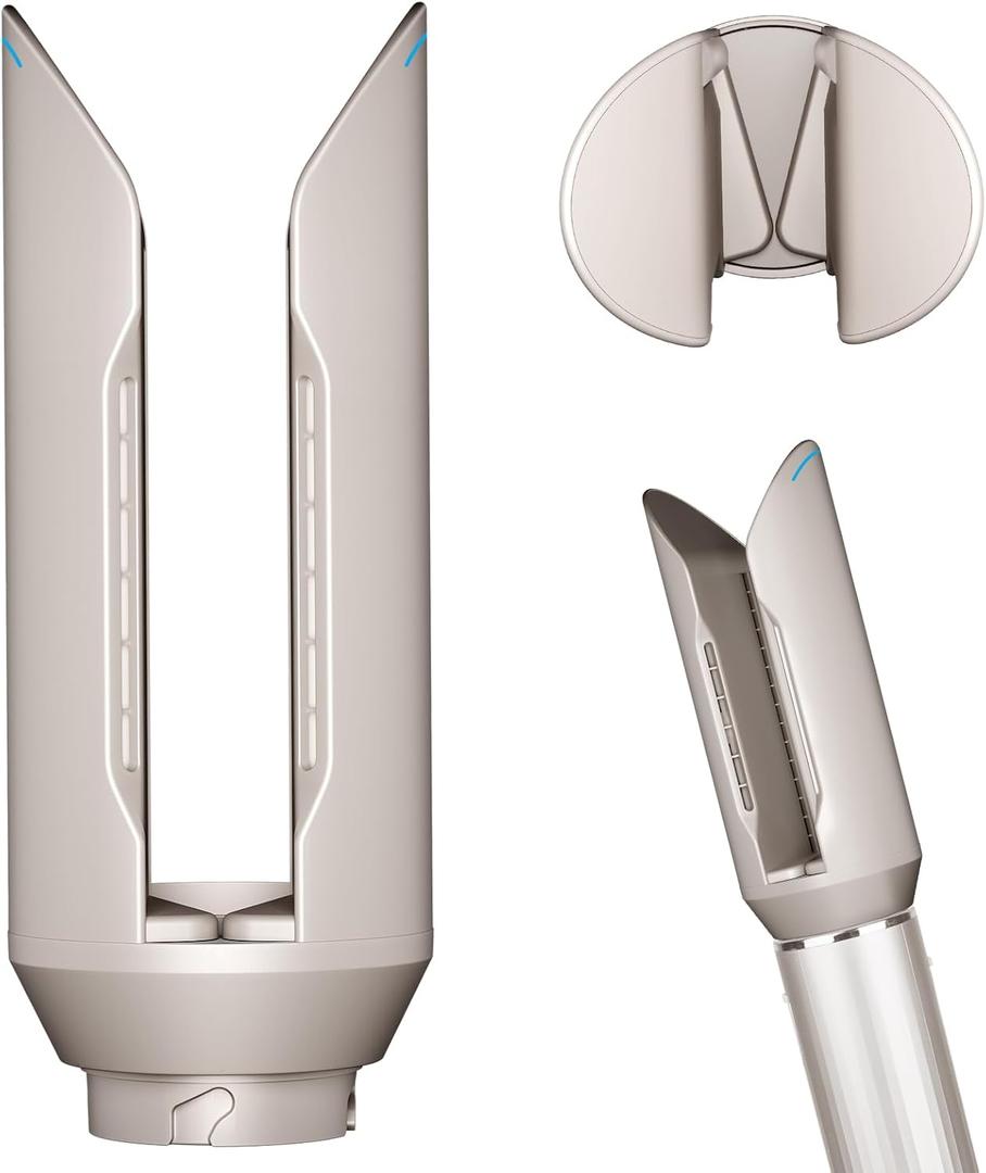 Hair Smooth Attachment for Shark Flexstyle, Gentle Airflow Smooth Nozzle for Shark Flex Style HD400 Series, Hair Straightener Styling from Curly Coily Wet to Straight Smooth Sleek Shiny Hair