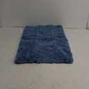 Bathroom Rug 20x32 Non Slip Fluffy Blue Bath Mat for Bathroom Floor Washable Plush Luxury Bath Rug for Tub Soft Shaggy Absorbent Shower Sink Mat