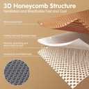 Summer Sleeping Mat, Foldabl Rattan Bed Mat Quick Cooling Topper Mat Double-Sided use for Home School Dormitory (1.8M)