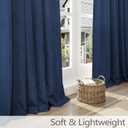 Navy Blue Sheer Curtains 45 Inches Long for Kitchen Set of 2 Panels Pinch Pleat Back Tab Light Airy Linen Cafe Tier Soft Dark Blue Short Curtains for Small Windows Bathroom Basement 40x45 Inch Length