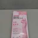 SwiftGrip Disposable Nitrile Dishwashing Gloves, Extended 12 Inches Cuff, 6-mil, Cherry Blossom Cleaning Gloves, Latex-Free, S , 100 Ct