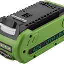 40V 29462 Battery Replacement for GreenWorks 40V 2.0Ah Battery G-MAX Tools 29252 20202 22262 25312 25322 20642 22272 27062 21242 Li-ion