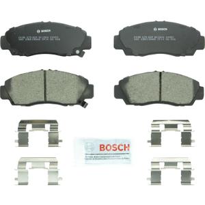BOSCH BC1506 QuietCast Premium Ceramic Disc Brake Pad Set - Compatible with Select Acura TSX; Honda Accord; FRONT