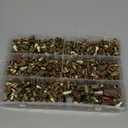 100 Pcs 6-32 UNC Rivet Nut, Carbon Steel Flat Head Rivnu, Threaded Rivets Nut Inserts for Automotive, Furniture