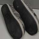 GPOS Knit Rock Wool Warm Men Indoor Pull on Cozy Memory Foam Slipper Boots Soft Rubber Sole (8, Triangle Grey)