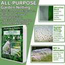 Garden Netting, Plant Covers 10x33Ft Net Ultra Fine Mesh Protection Netting for Vegetable Plants Fruits Flowers Crops Greenhouse Row Cover Raised Bed Barrier Screen Protection Net Cover (10x33ft)