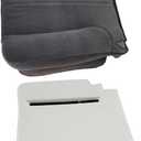FZJDSD 1 PCS Dark Gray Driver Side Bottom Replacement Cloth Seat Cover & Seat Foam Cushion Compatible with Dodge Ram 1500 2500 3500 SLT SLT Plus Sport 2002 2003 2004 2005