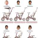 newyoo TR009 6-in-1 Tricycle for Toddlers 1-3, Toddler Bike, Birthday Gifts