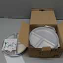7.8" Stainless Steel Divided Plates with Suction Sleeve