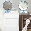 W10906683 Dryer Door Seal Nylon by puxyblue Compatible with Cros-ley Ken-more Whirl-pool Se-ars Dryer Replaces 692494 3390731 W10389571 W10823580 WP3390731 WPW10389571