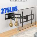 FORGING MOUNT Heavy Duty XXL Full Motion TV Wall Mount for 55-120 inch Extra Large TVs 98" 100",Holds 275 lbs, Max VESA 900x600, 42.9" Extension Long Arm TV Mount Swivel,Tilt,Preassembled,16-24 Studs