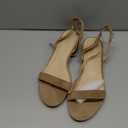 Ankis Black Nude White Red Women Sandals Comfortable Walking Strappy Open Toe Sandals for Women Dressy Summer 1 Inch Low block Heel Flat Adjustable Ankle Strap Wide Shoes 2025 (9, Brown Suede)