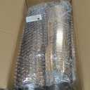 Ciaell 200PCS Gold Plastic Cups - 9Oz Heavy Duty Disposable Clear Plastic Cups with Gold Rim for Wine, Cocktail, Party & Wedding