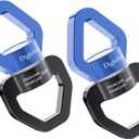 35KN Swing Swivel, Indoor Outdoor Spinner, Black Blue, 2 Pack | For hanging chairs, aerial yoga, hammocks, tire swings, kids' swings, gym rings, web tree swings, smooth rotation
