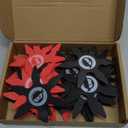 CHENGU 36 Pcs Ninja Foam Star Toys Small Throwing Foam Stars Ninja Party Favors for Teens Party Activities Halloween Cosplay Supplies, 4 Inch, 2 Colors