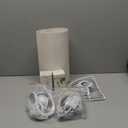 Plug in Wall Sconce, 3 Colors Wall Sconces Set of Two, Industrial Plug in Wall Light, Wall Sconce Lighting On/Off Switch Vintage Wall Lamp for Bedroom Living Room Hallway Porch (Beige)