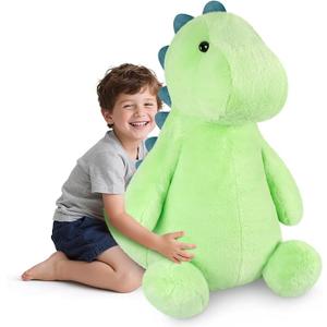 SuzziPals Giant T rex Plush Toys 30", Jumbo Soft Dinosaur Stuffed Animals, Giant Stuffed Animal Dinosaur Toys for Stress Relief & Sleep Aid, Huge Cuddly T rex Plushies Gift for Kids Adults