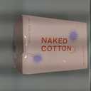 White Rabbit Naked Cotton Classic Premium 100% Cotton Pads for Toner Use, Makeup Remover, and Masks | Unbleached, Lint-Free, Extra Soft | Korean Skin Care Product (200 Count)