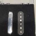 Fender Pure Vintage '64 Telecaster Pickup Set, Black and Chrome (Black (bridge), Nickel (neck))