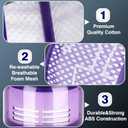 V9 SV18 Filter Replacement for Dy-son Digital Slim & V9 Motorbar Cordless Vacuum, Digital Slim Origin & Fluffy & Fluffy Extra & Fluffy Pro Vac, for Part No.970612-01, 3 Pack V9 Hepa Filter