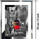 Giftgarden 4x6 Picture Frame Glass Modern 4 by 6 Photo Frames Friends Gifts for Tabletop Display, 2 Pack
