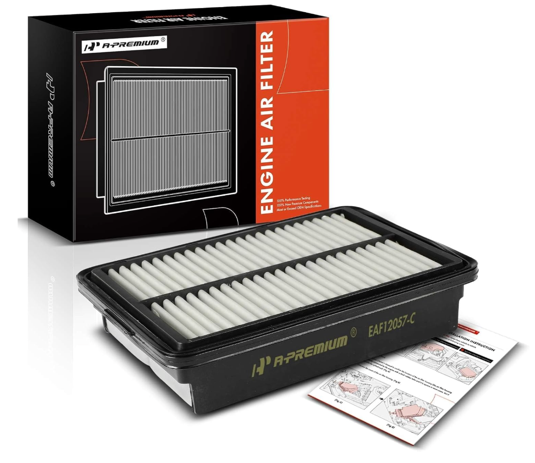 A-Premium Engine Air Filter Compatible with Hyundai Elantra(17-20), Kona(18-23), Veloster(19-21) & Kia Forte(19-23), Forte5(20-23), Soul(20-23) - 1.4L 1.6L 2.0L